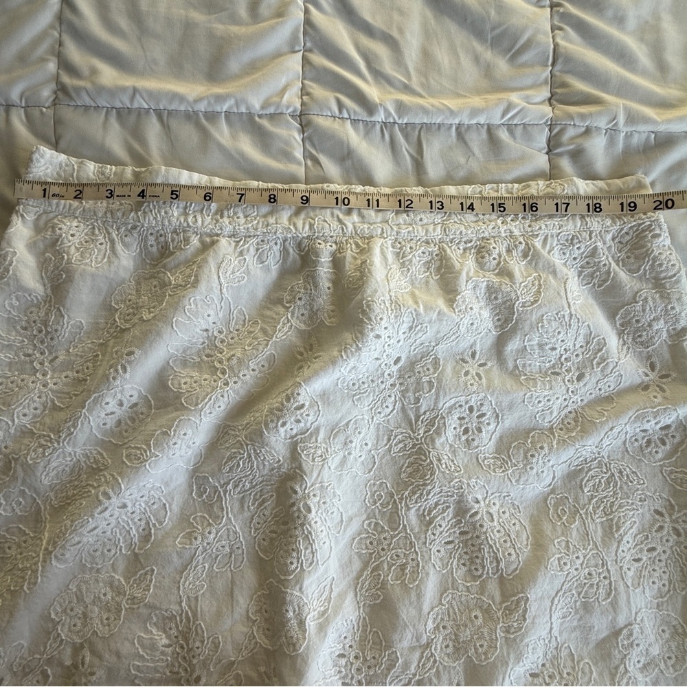 Sofia by Sofia Vergara White Eyelet Midi Skirt Size XXXL (3X) - Picture 10 of 11